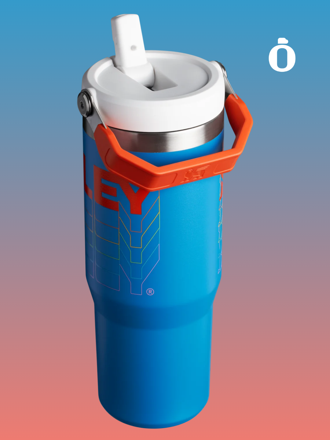 Stanley The Iceflow Flip Straw Tumbler | 30 Oz | Azure Reverb