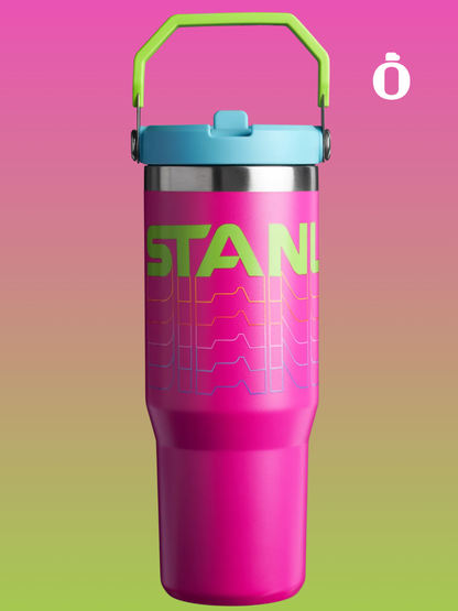 Stanley The Iceflow Flip Straw Tumbler | 30 Oz | Vivid Violet Reverb