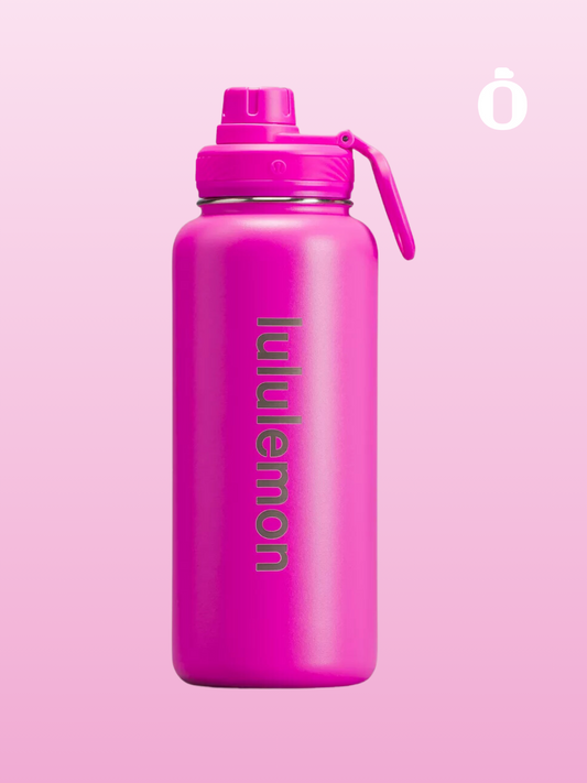 Lululemon | Back to life Sports Bottle | 32 Oz | Sonic Pink