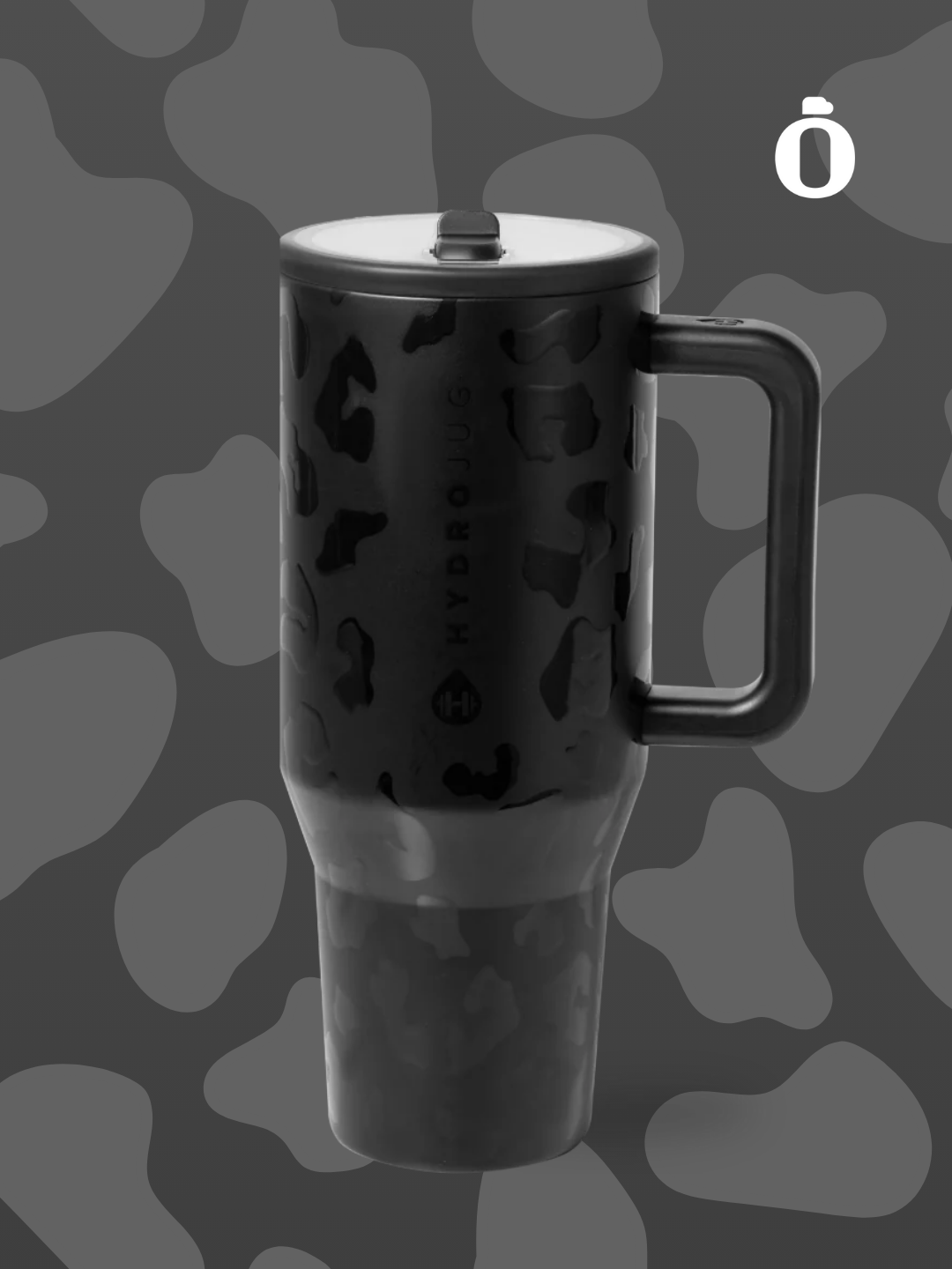 HydroJug | Traveler Tumbler | 32 Oz | Black Leopard