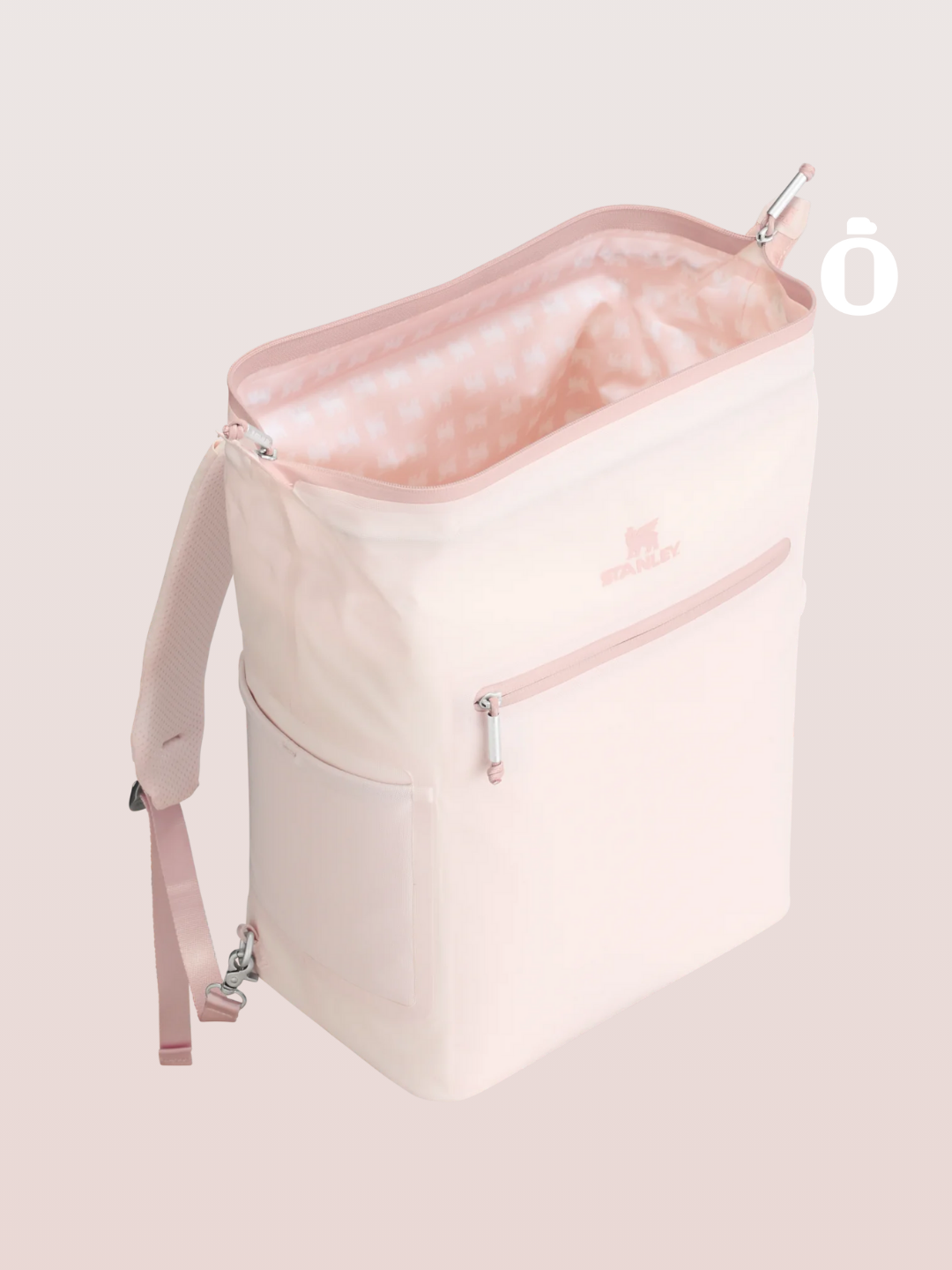 Stanley The All Day Madeleine Midi Cooler Backpack | 20 Can | 14.8 Qt | 14.0 L | Rose Quartz