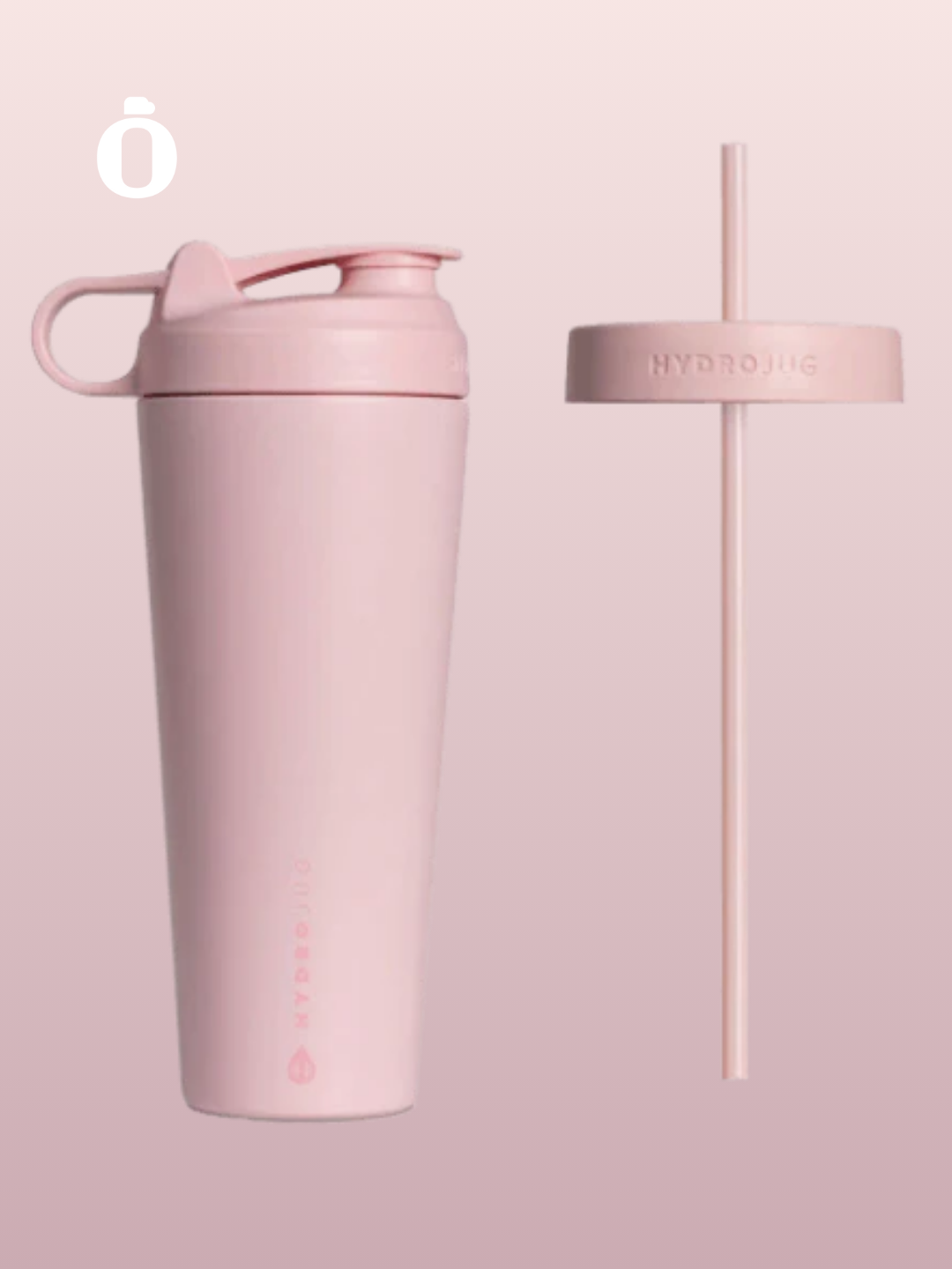 HydroJug | Stainless Steel HydroShkr | 24 Oz | Pink Sand