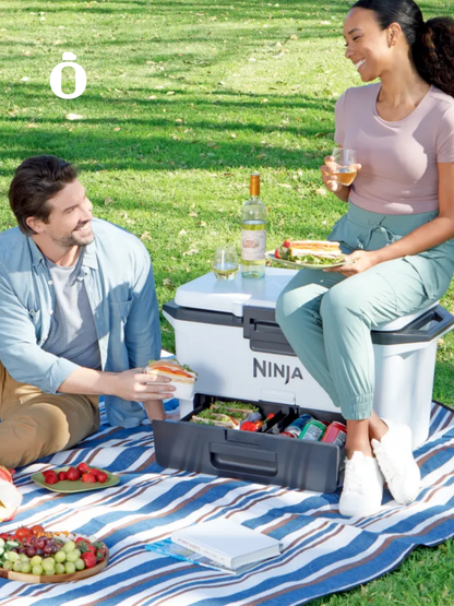 Ninja | FrostVault Hard Cooler with Dry Zone | 50 qt | Cloud White