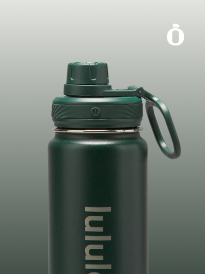 Lululemon | Back to life Sports Bottle | 24 Oz | Legacy Green