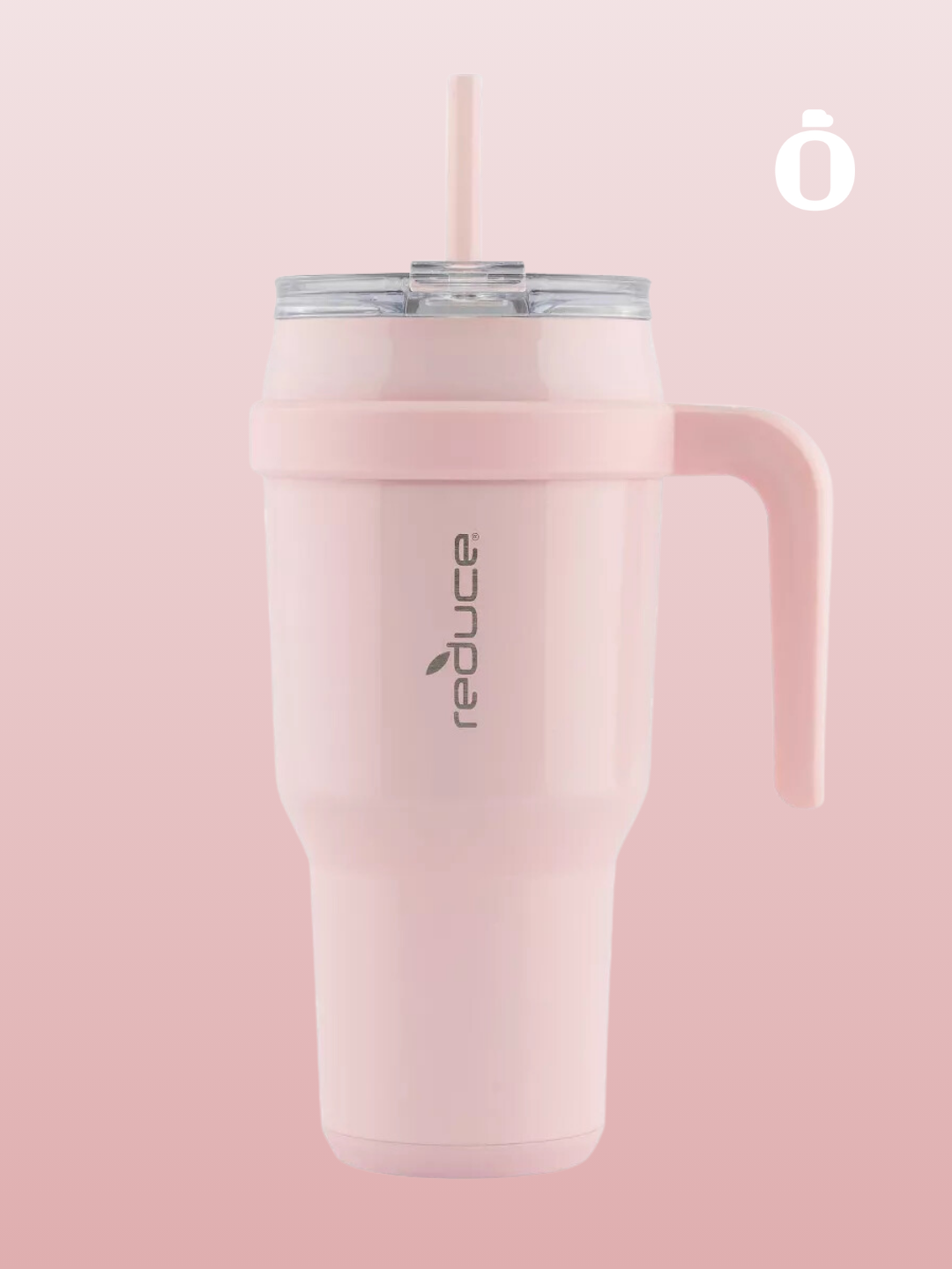 Reduce 40oz Cold1 Vacuum Insulated Stainless Steel Straw Tumbler Mug Cotton Candy