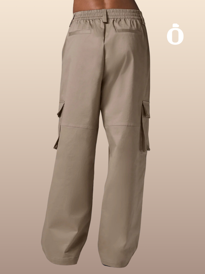 Alo | High-Waist Night Out Cargo Trouser | Gravel