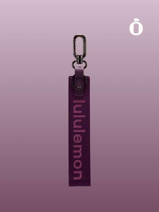 Lululemon | Never Lost Keychain | Dramatic Magenta/Washed Mauve