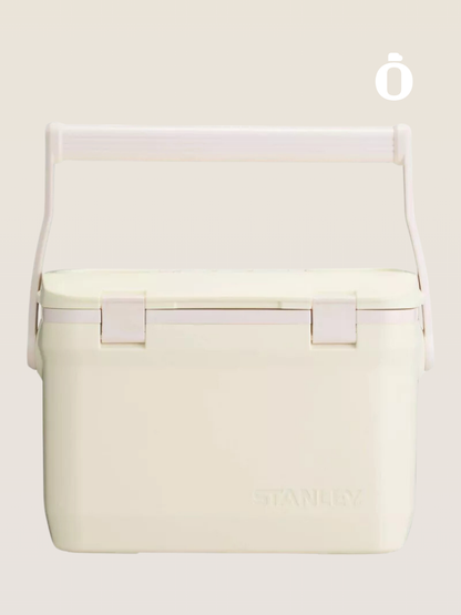 Stanley Adventure Easy Carry Outdoor Cooler | 21 Can | 16 Qt | Cream