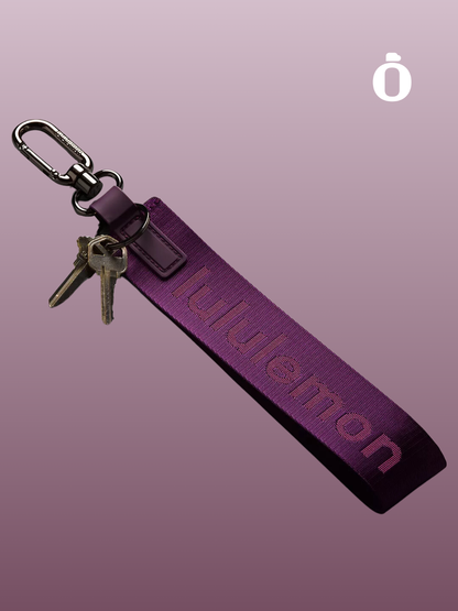 Lululemon | Never Lost Keychain | Dramatic Magenta/Washed Mauve