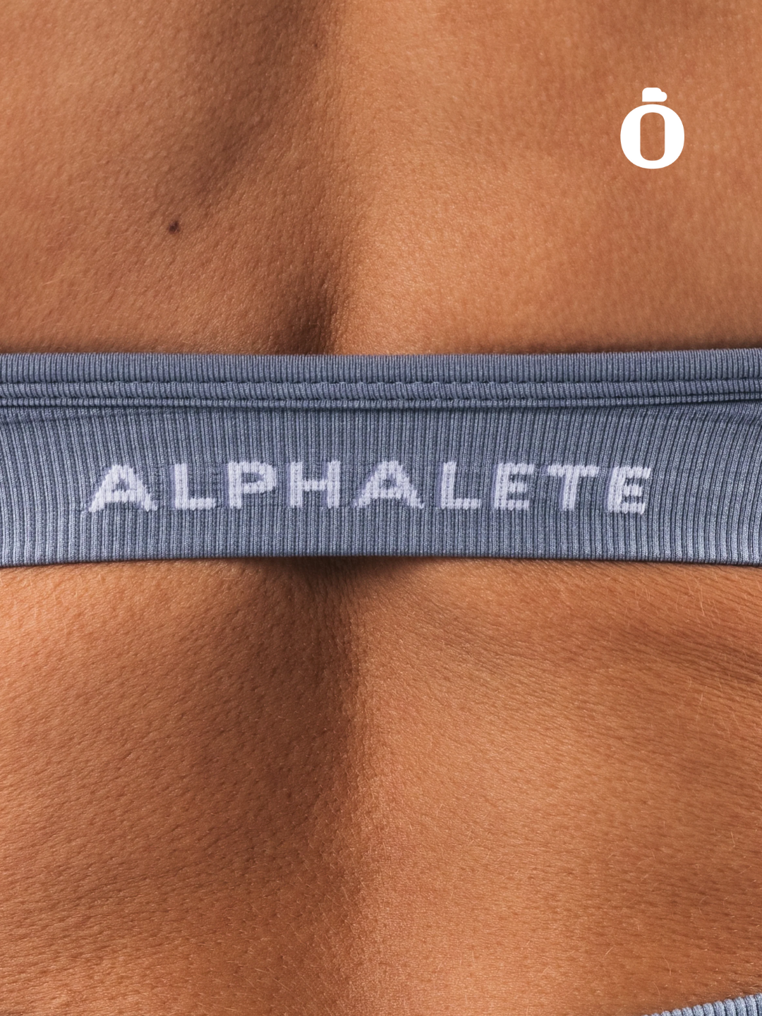 Alphalete | Amplify Halter Bra | Still Water