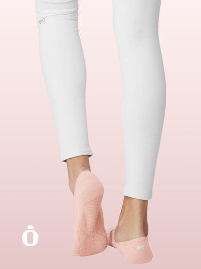 Alo | Women's Pivot Barre Sock | Pale Mauve