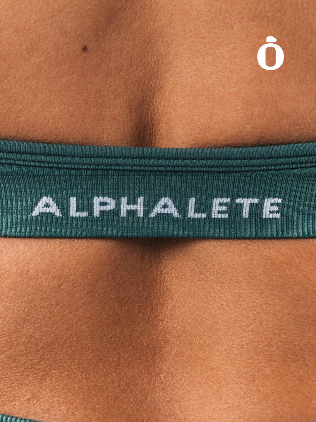 Alphalete | Amplify Halter Bra | Sage