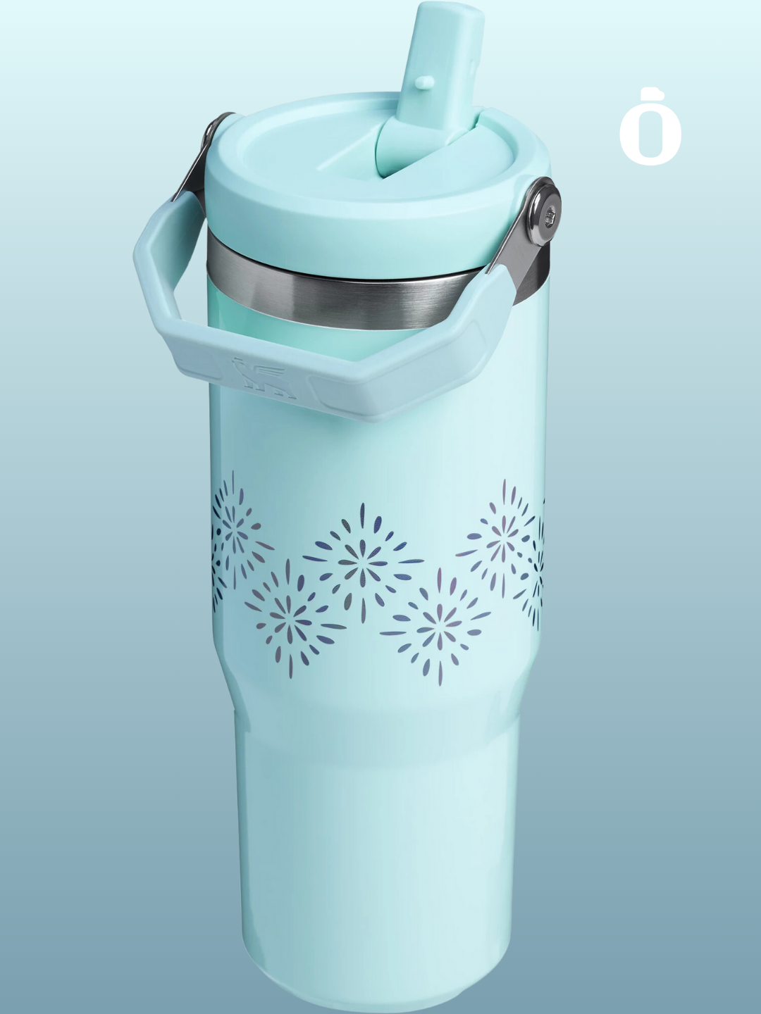 Stanley Winter Wonderland Collection Flip Straw Tumbler | 30 Oz | Seaglass Gloss