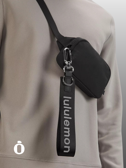 Lululemon | Never Lost Keychain | Black/White