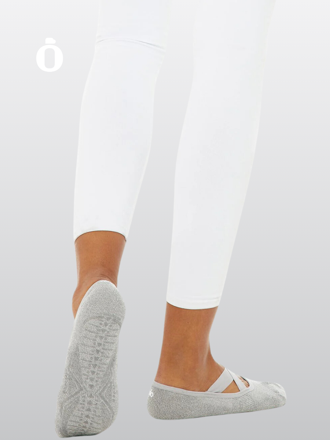 Alo | Women's Pivot Barre Sock | Dove Grey Heather