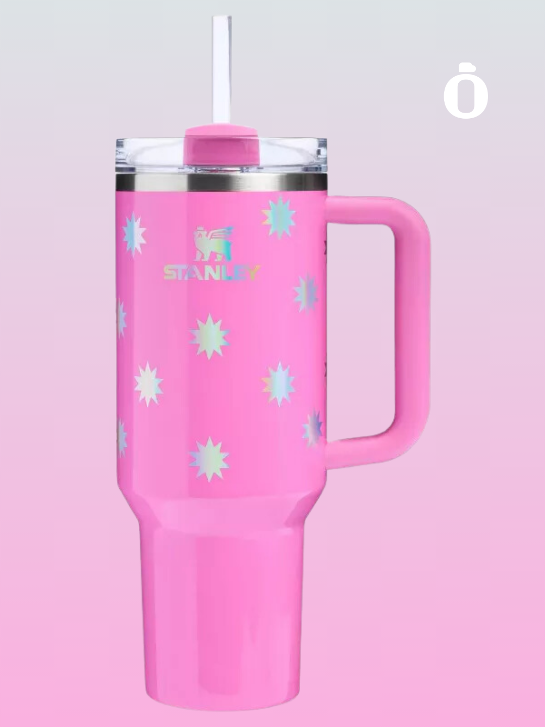 Stanley The Quencher H2.0 Flowstate Tumbler | 40 Oz | Popsicle Pink Starburst