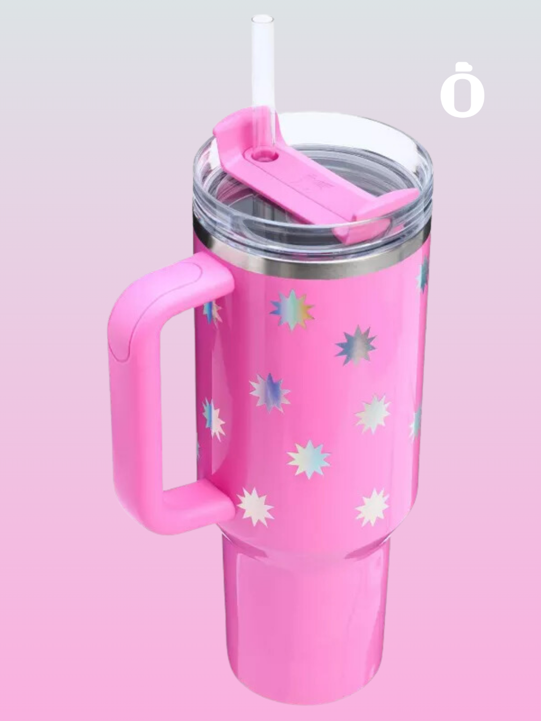 Stanley The Quencher H2.0 Flowstate Tumbler | 40 Oz | Popsicle Pink Starburst