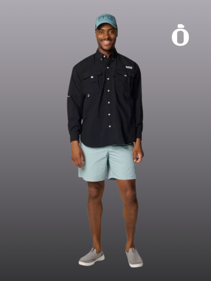 Columbia | Men's | PFG Bahama II Long Sleeve Shirt | Black