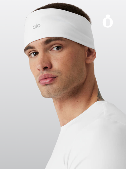 Alo | Performance Conquer Headband | White