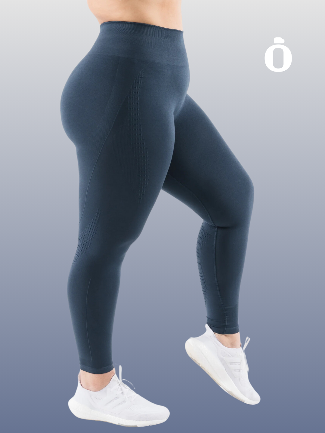 Alphalete | Amplify Contour Legging | Trusted Blue