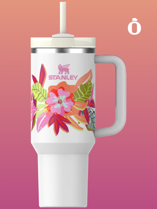 Stanley The Mother´s Day Quencher H2.0 Flowstate Tumbler | 40 Oz | Frost Tropic