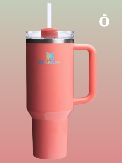 Stanley The Quencher H2.0 Flowstate Tumbler | 40 Oz | Pucker Peach