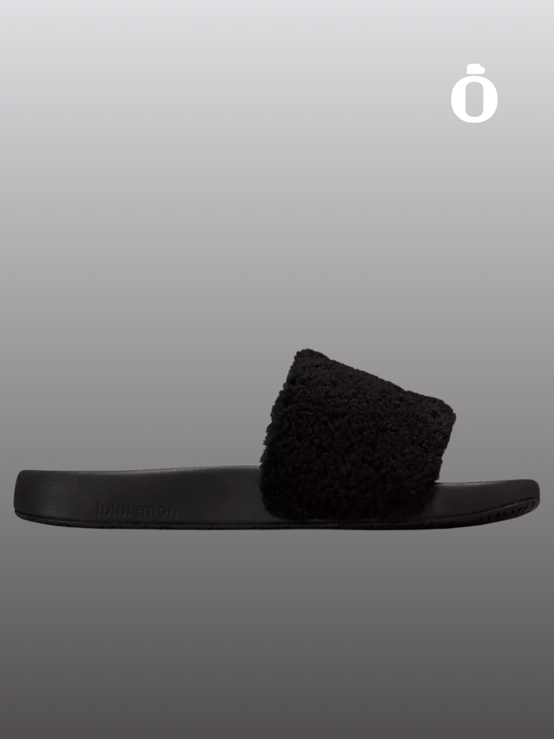 Lululemon | Women's Fleece Restfeel Slide | Black/Gold/Black