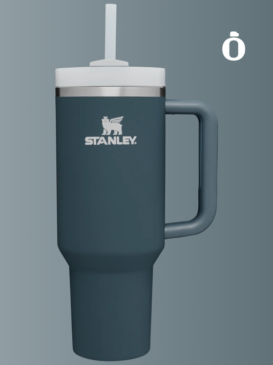 Stanley The Quencher H2.0 Flowstate Tumbler (Soft Matte) | 40 Oz | Stormy Sea