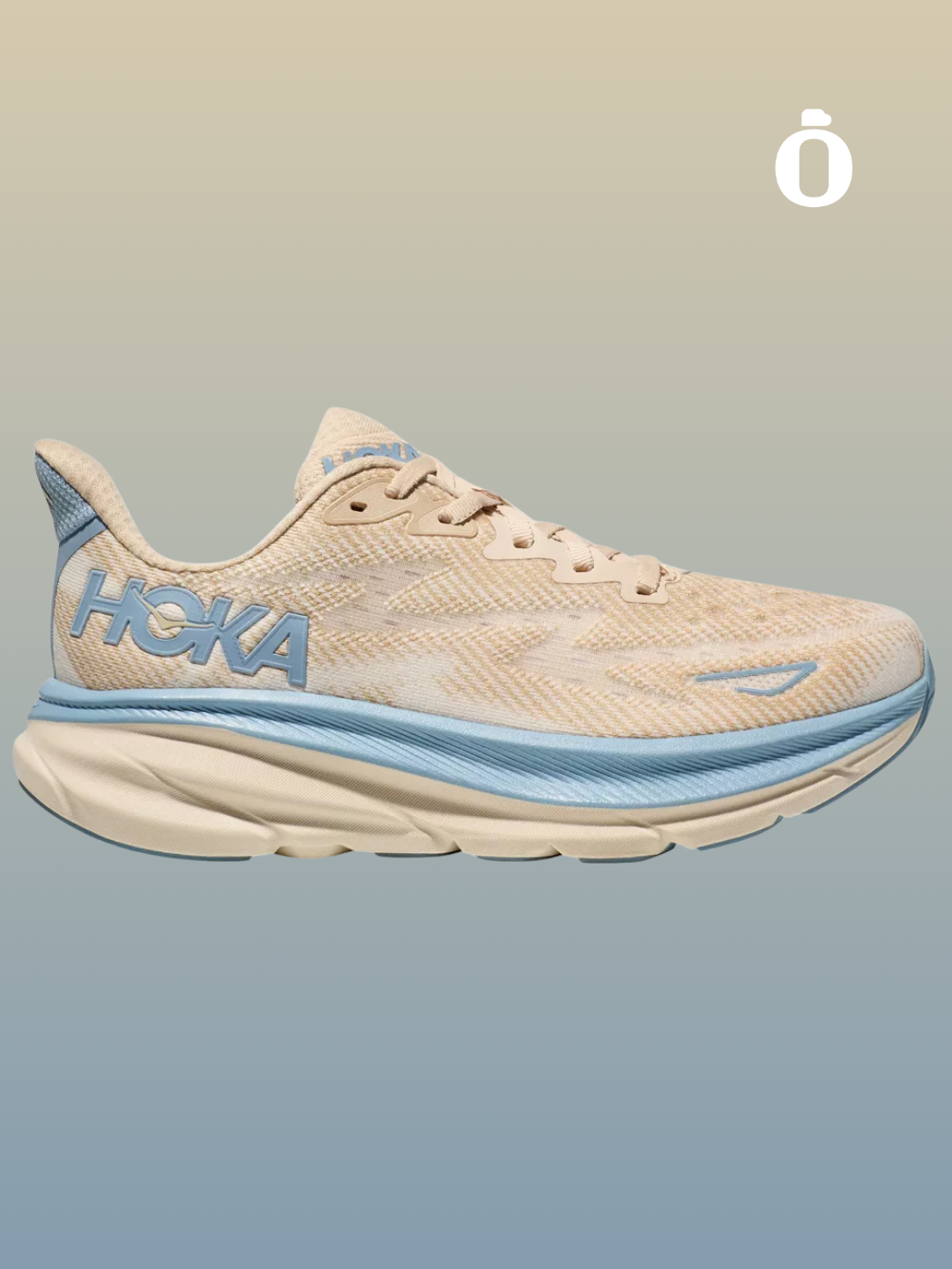 Hoka | Men's Clifton 9 Running Shoes | Alabaster