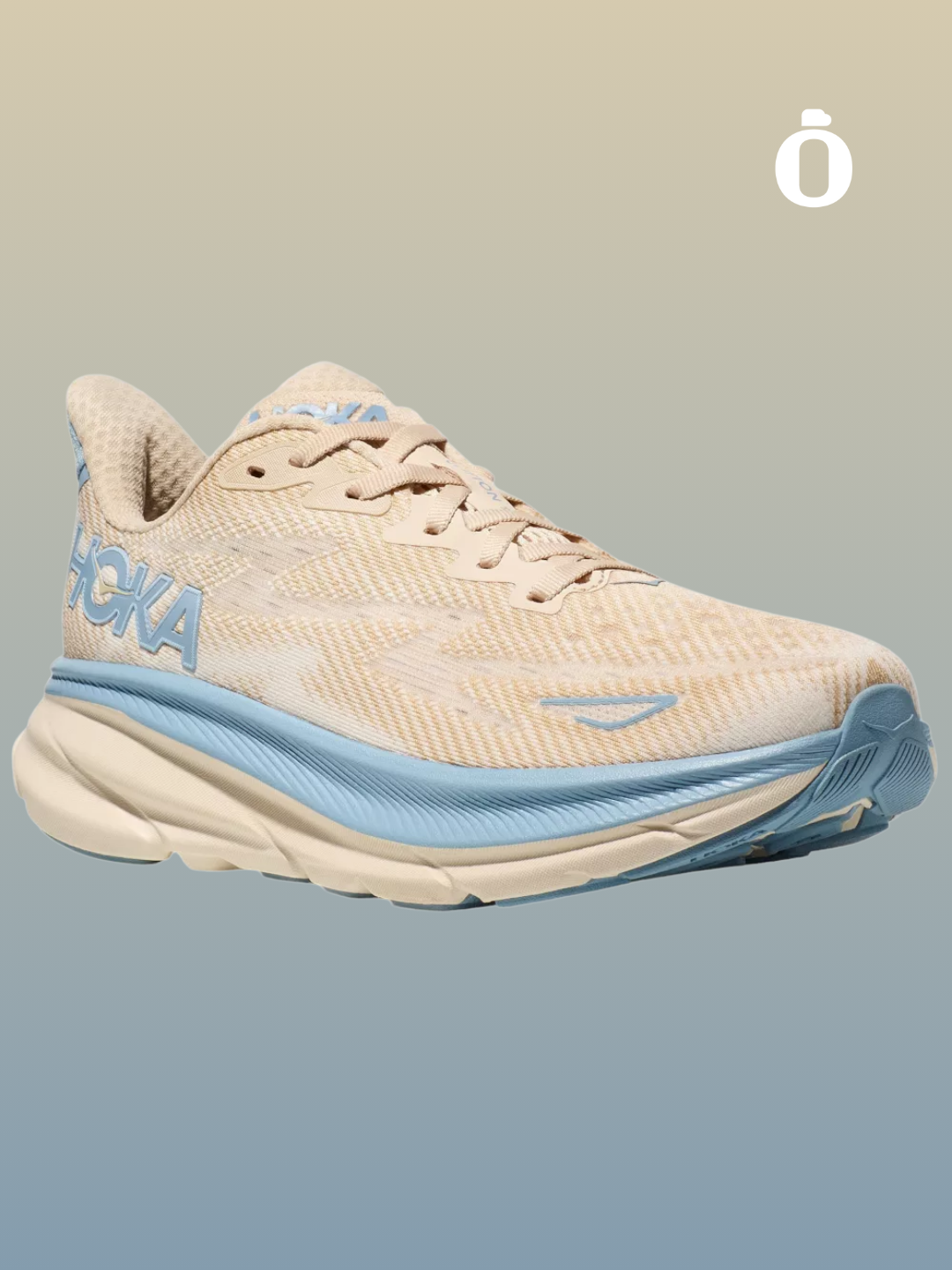 Hoka | Men's Clifton 9 Running Shoes | Alabaster