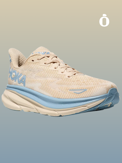 Hoka | Men's Clifton 9 Running Shoes | Alabaster