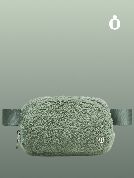 Lululemon | Everywhere Belt Bag 1L Fleece | Grey Eucalyptus/Silver