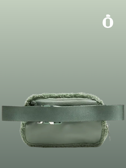 Lululemon | Everywhere Belt Bag 1L Fleece | Grey Eucalyptus/Silver