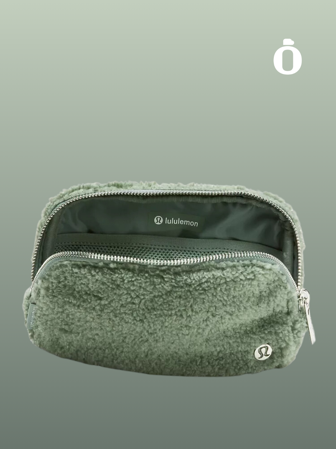 Lululemon | Everywhere Belt Bag 1L Fleece | Grey Eucalyptus/Silver