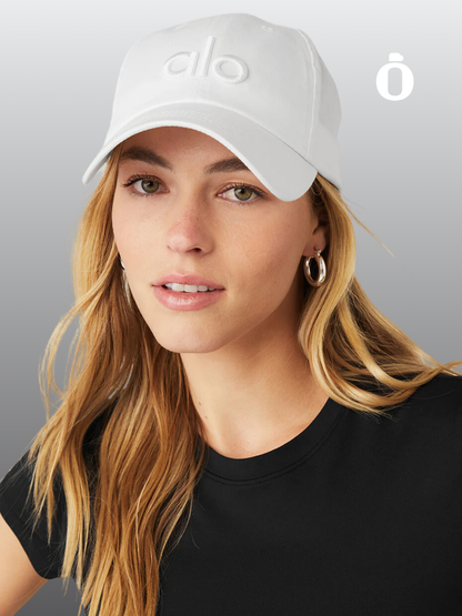 Alo | Off-Duty Cap | Bright White/White