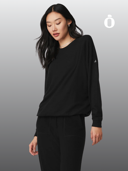 Alo | Soho Pullover | Black