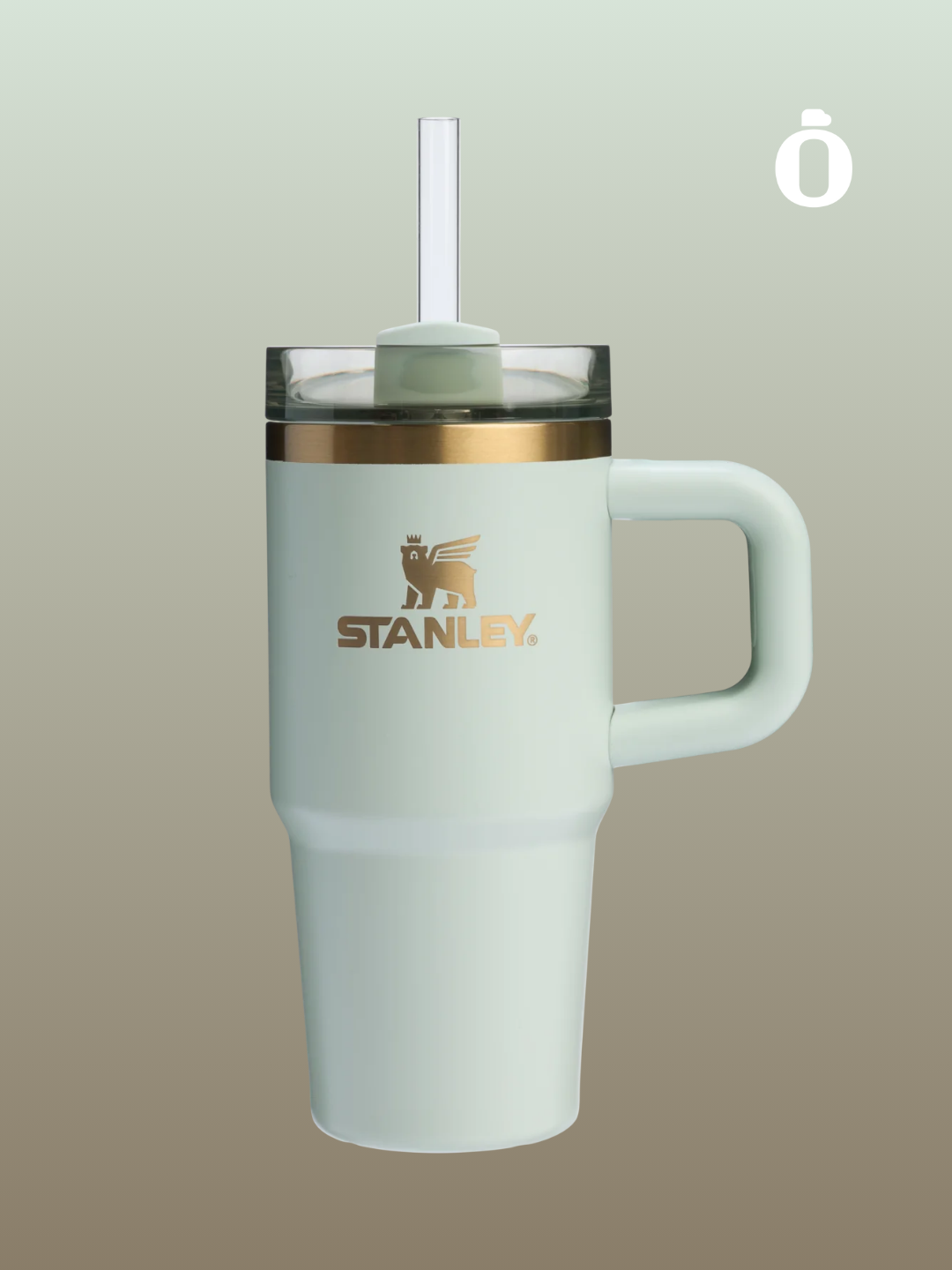 Stanley The Holiday Quencher H2.O FlowState Tumbler| 14 Oz | Gilded Celadon