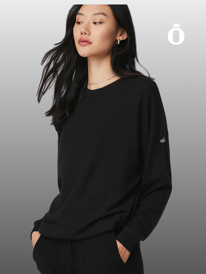 Alo | Soho Pullover | Black