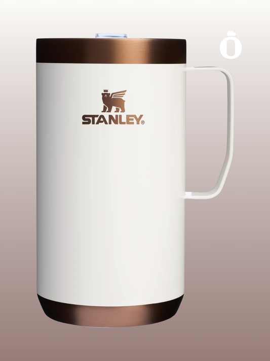 Stanley The Holiday Stay-Hot Camp Mug | 24 Oz | Gilded Marshmallow