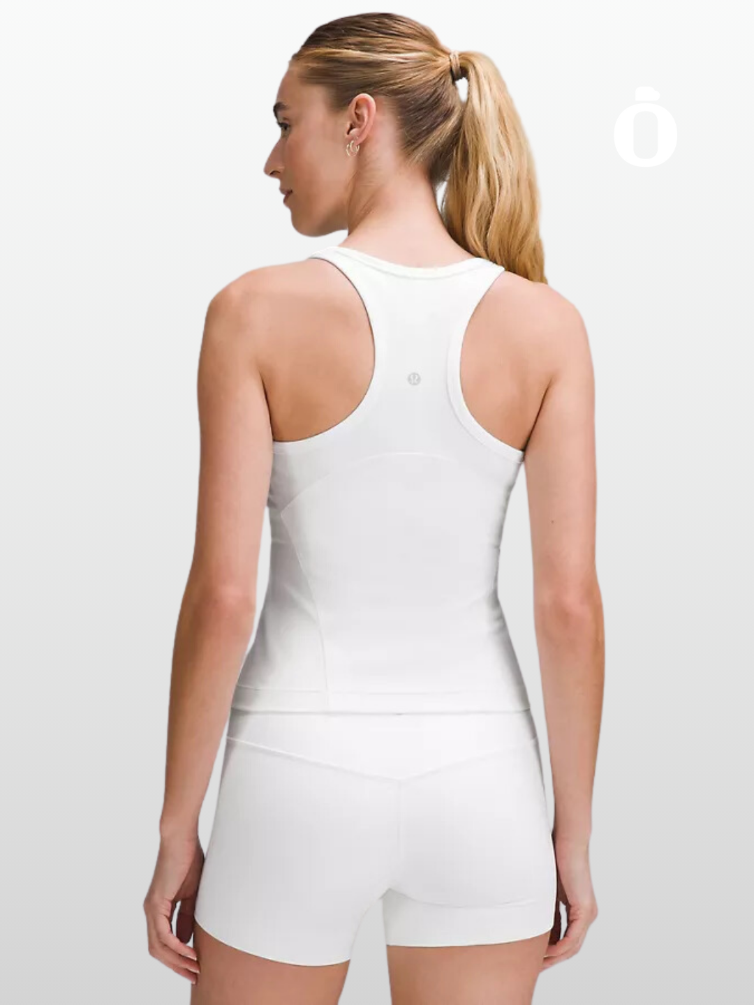 Lululemon | Align Waist-Length Racerback Tank Top | White