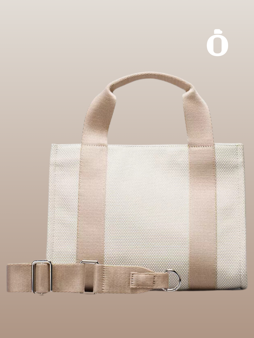 Lululemon | Two-Tone Canvas Tote Bag Mini 4.5L | Mojave Tan/Light Ivory