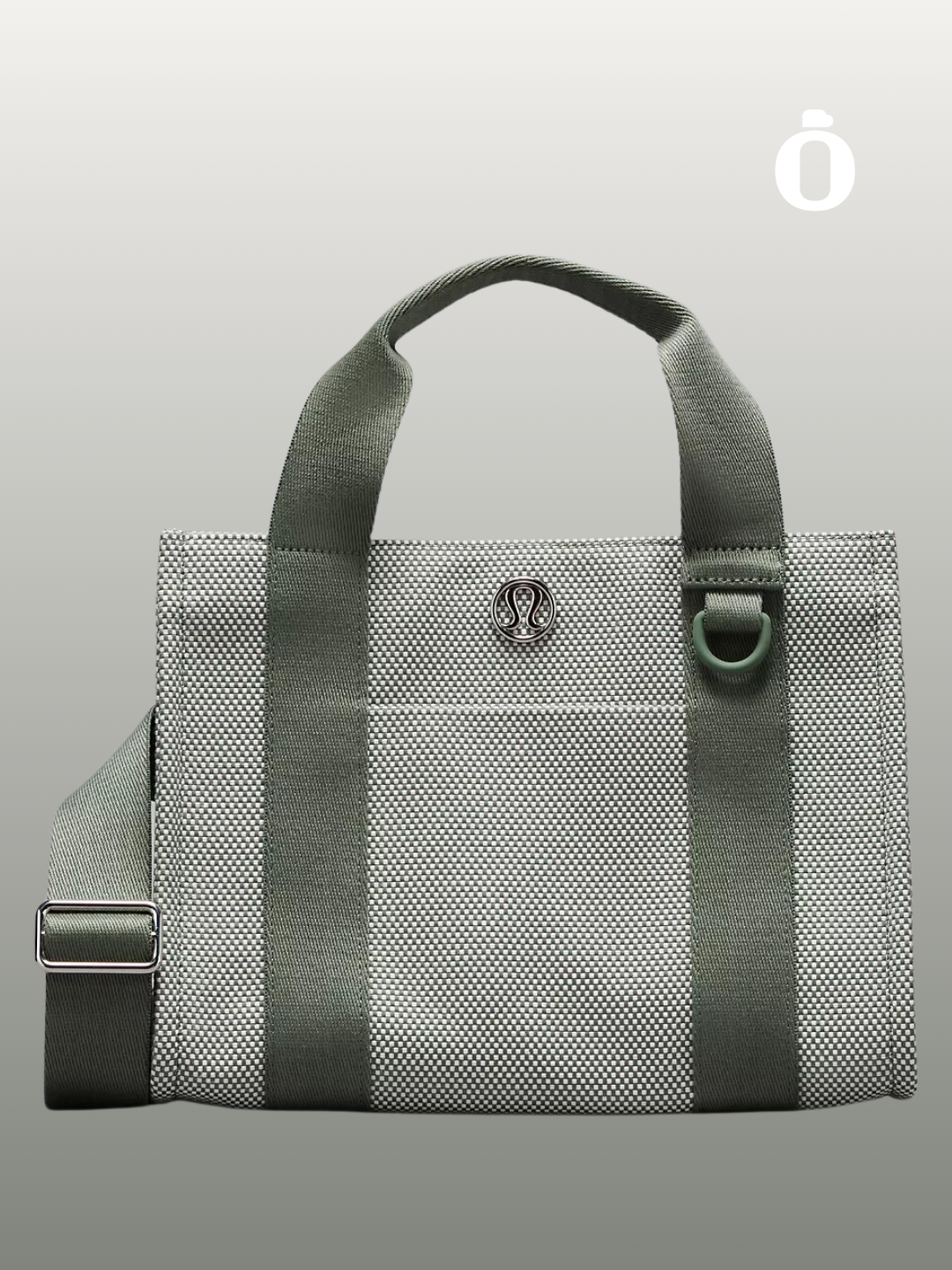 Lululemon | Two-Tone Canvas Tote Bag Mini 4.5L | Grey Eucalyptus/Light Ivory