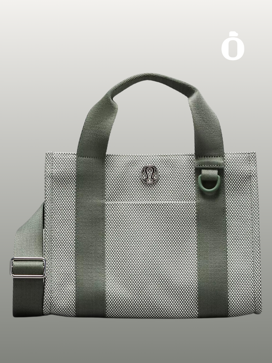 Lululemon | Two-Tone Canvas Tote Bag Mini 4.5L | Grey Eucalyptus/Light Ivory