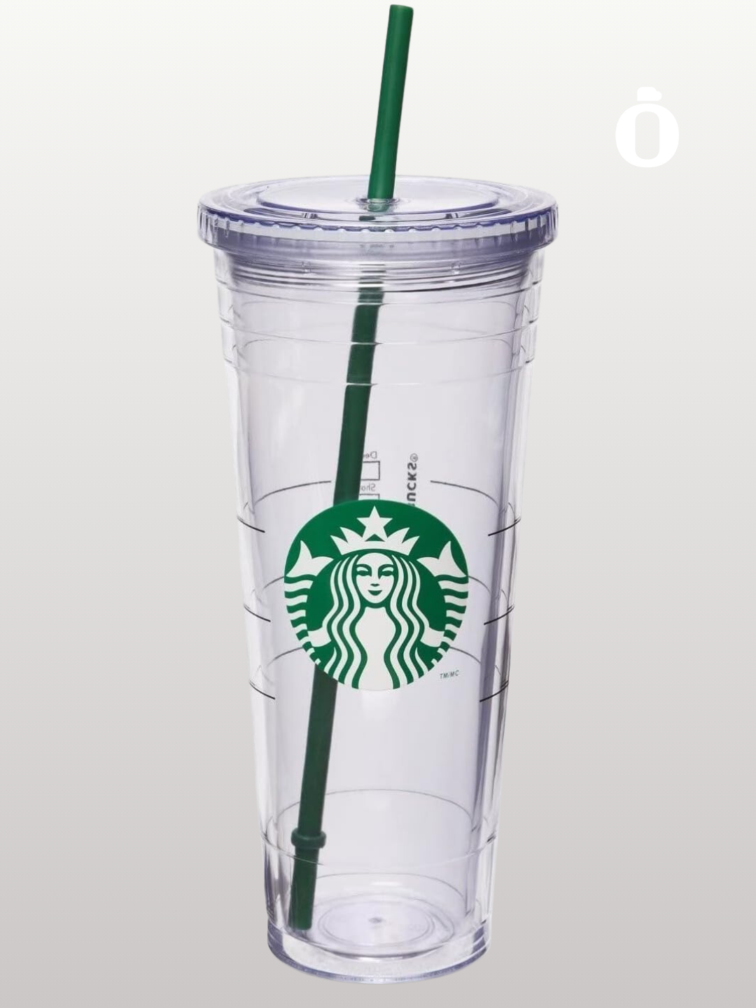 Starbucks Siren Logo Plastic Cold Cup - 24 FL OZ