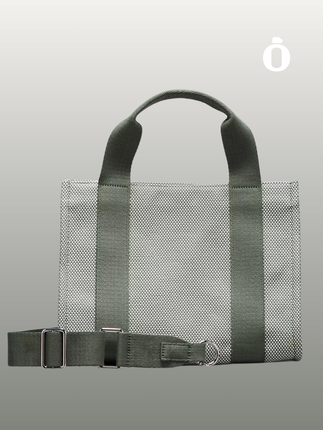 Lululemon | Two-Tone Canvas Tote Bag Mini 4.5L | Grey Eucalyptus/Light Ivory