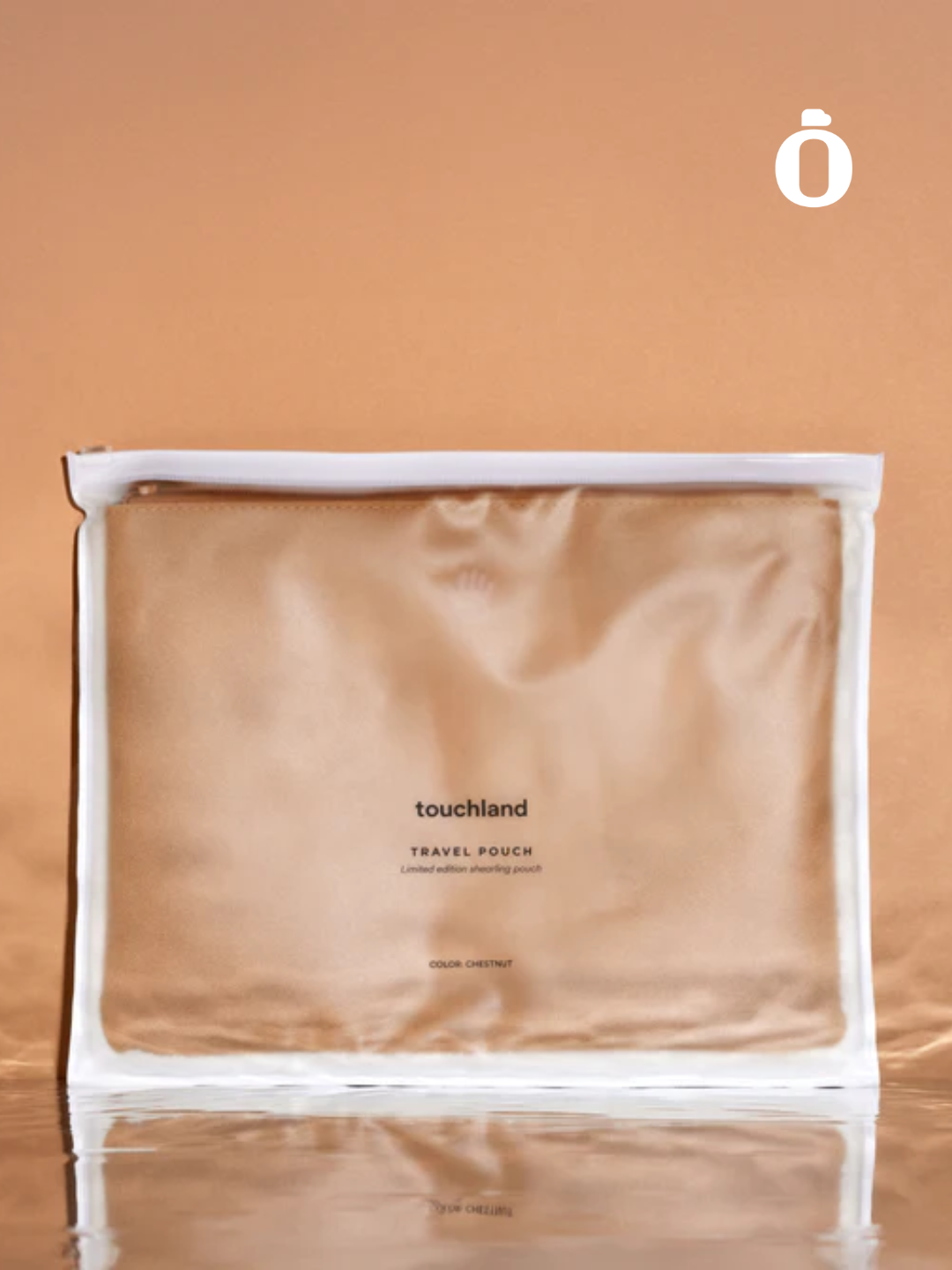 Touchland | SHEARLING TRAVEL POUCH | Chestnut