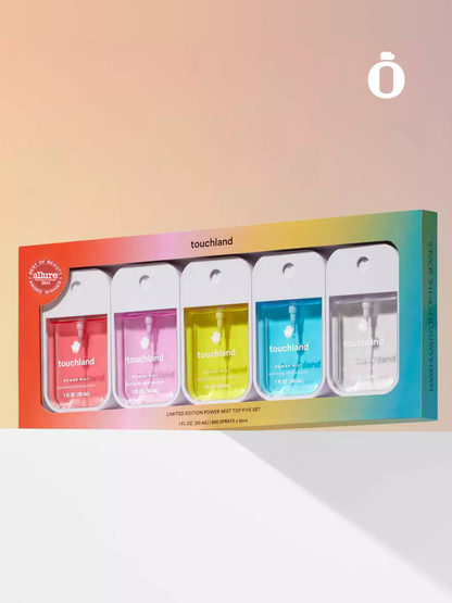 Touchland | Limited Edition Power Mist Top Five Value Set | 1 oz x 5 pcs