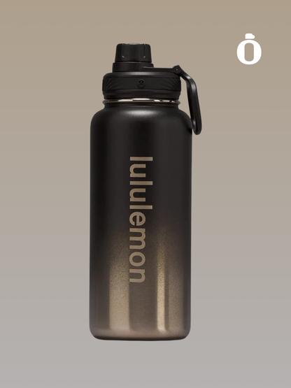 Lululemon | Back to life Sports Bottle | Shine | 32 Oz | Black SS