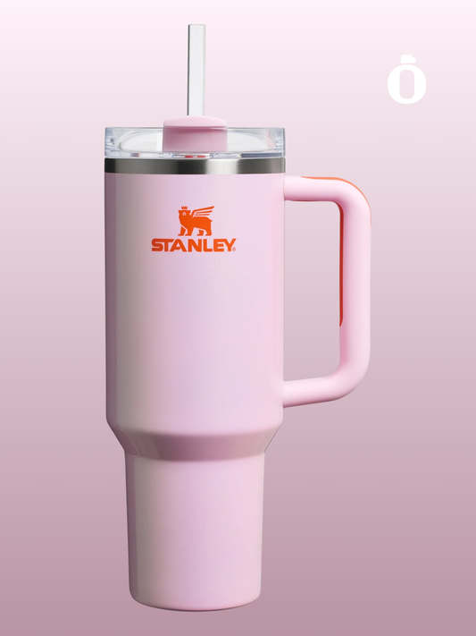 Stanley The New Frequency Quencher H2.0 FlowState Tumbler | 40 Oz | Rose Petal Shimmer