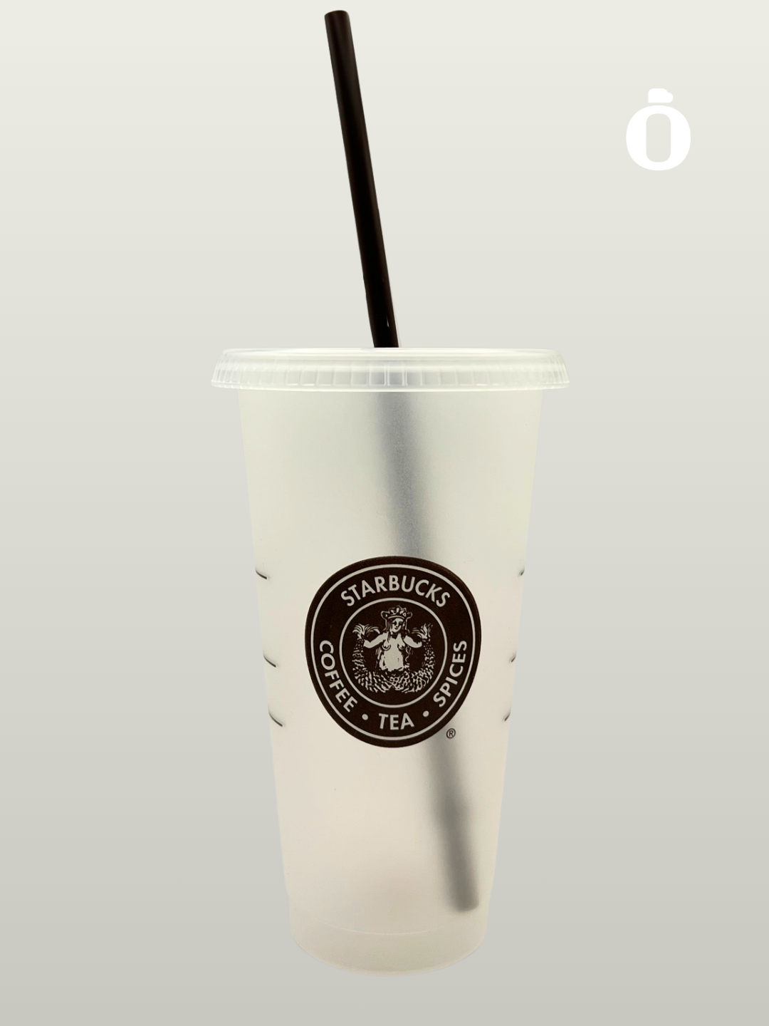 Starbucks The First Store Plastic Reusable Original Logo Iced Cup 24 OZ